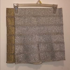 two pack of glittery bandage skirts!